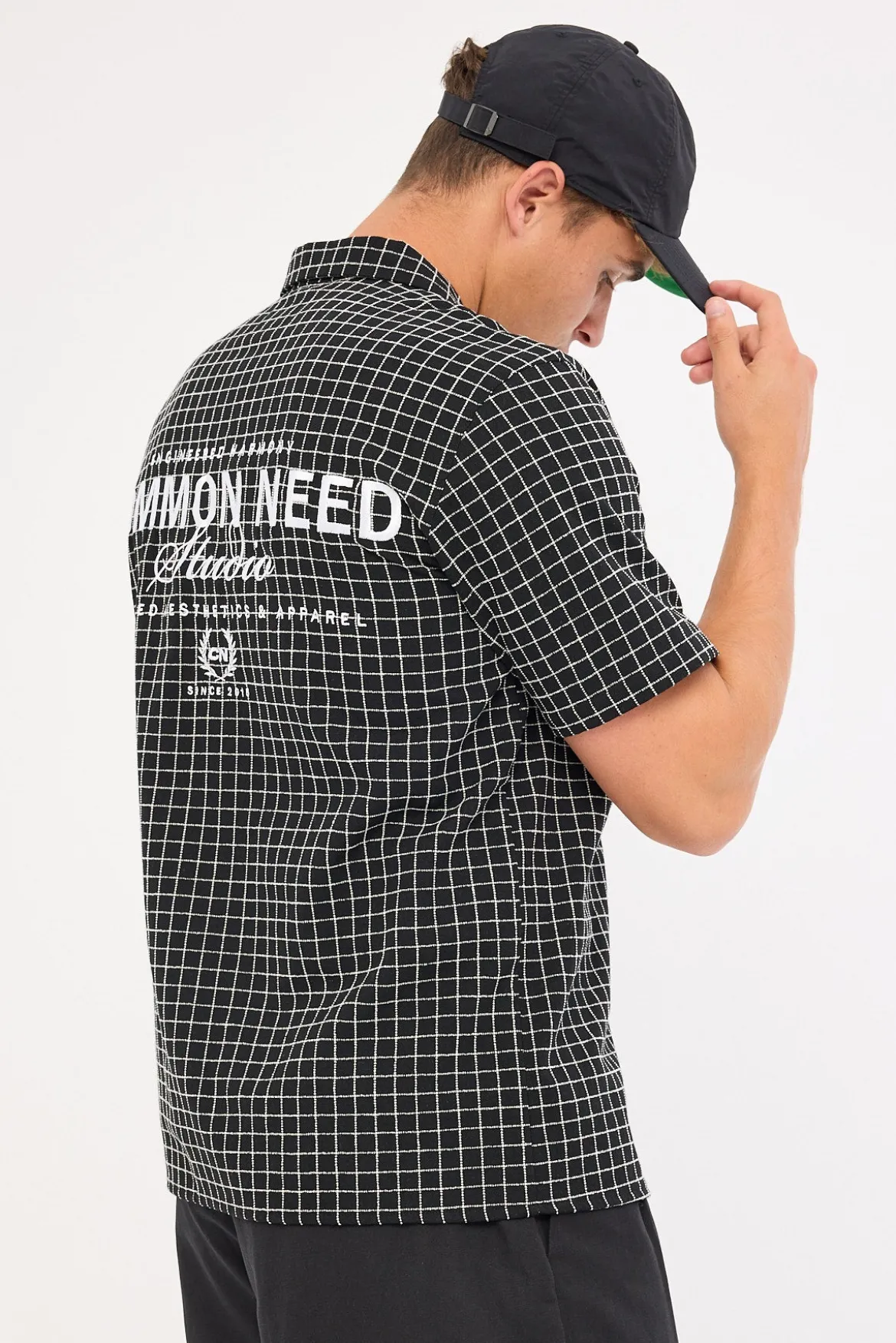 Lineup Resort Shirt Black Check