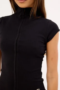 Link Hook And Eye Tee Black