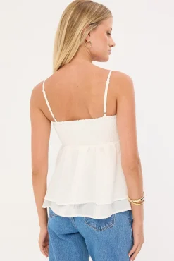Liora Cami Top White