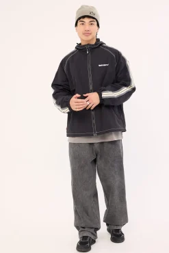 Lock Out Hooded Jacket Black