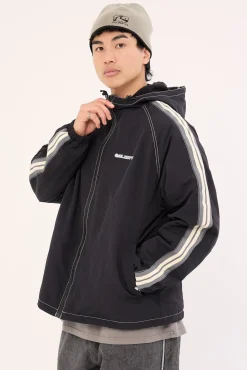 Lock Out Hooded Jacket Black