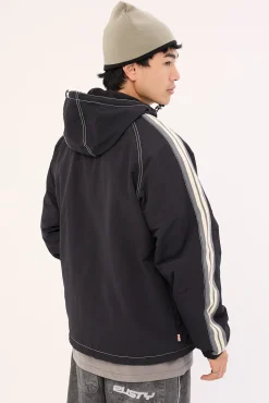 Lock Out Hooded Jacket Black