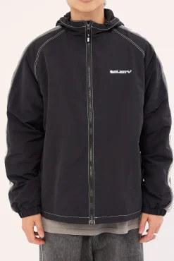 Lock Out Hooded Jacket Black
