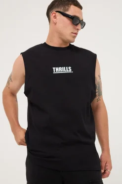 Logic Merch Fit Muscle Tee Black