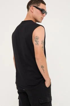 Logic Merch Fit Muscle Tee Black