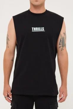 Logic Merch Fit Muscle Tee Black