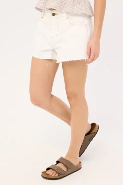 Lola Low Rise Baggy Short Vintage White