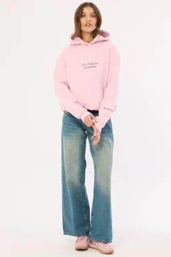 Los Angeles 95 Hoodie Pink