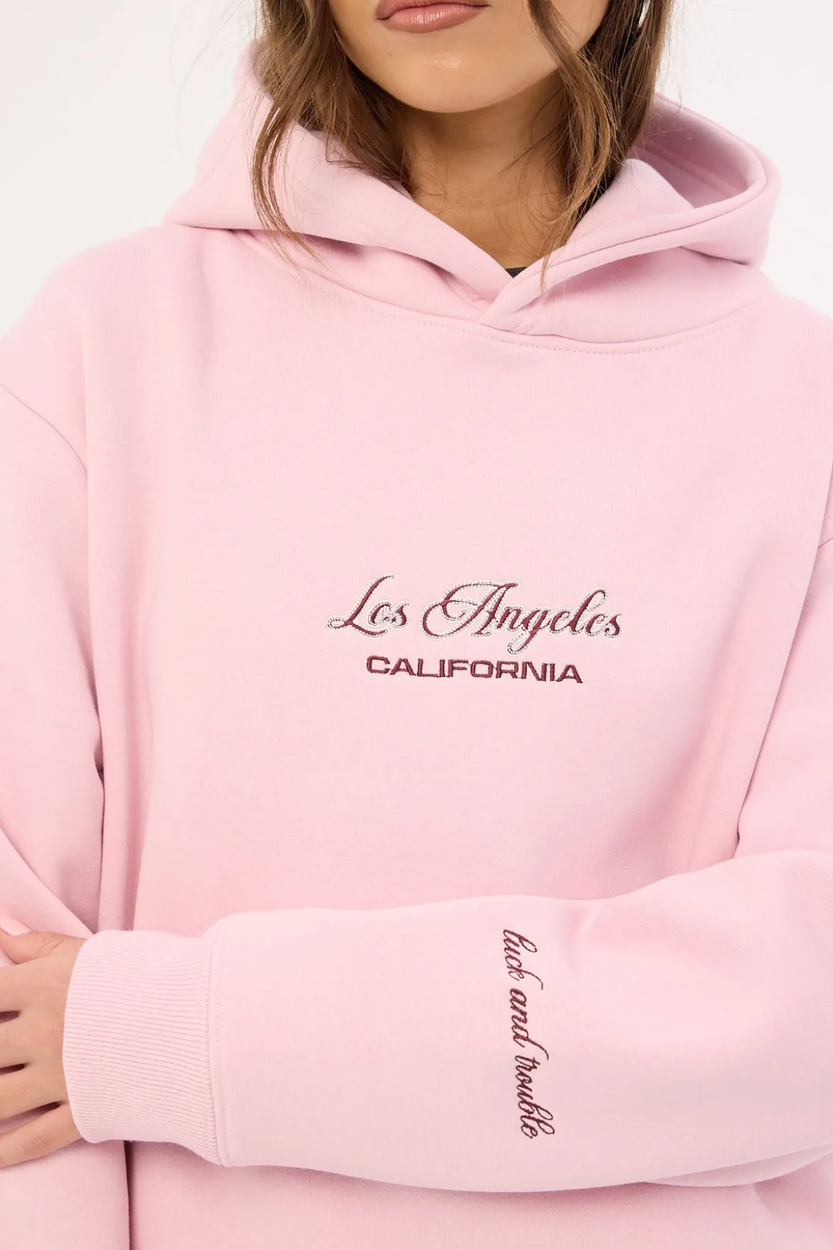 Los Angeles 95 Hoodie Pink