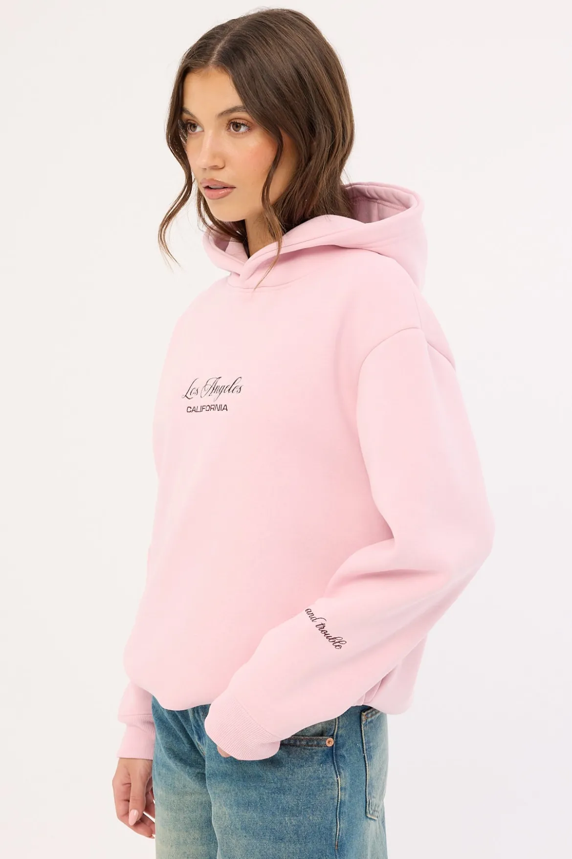 Los Angeles 95 Hoodie Pink