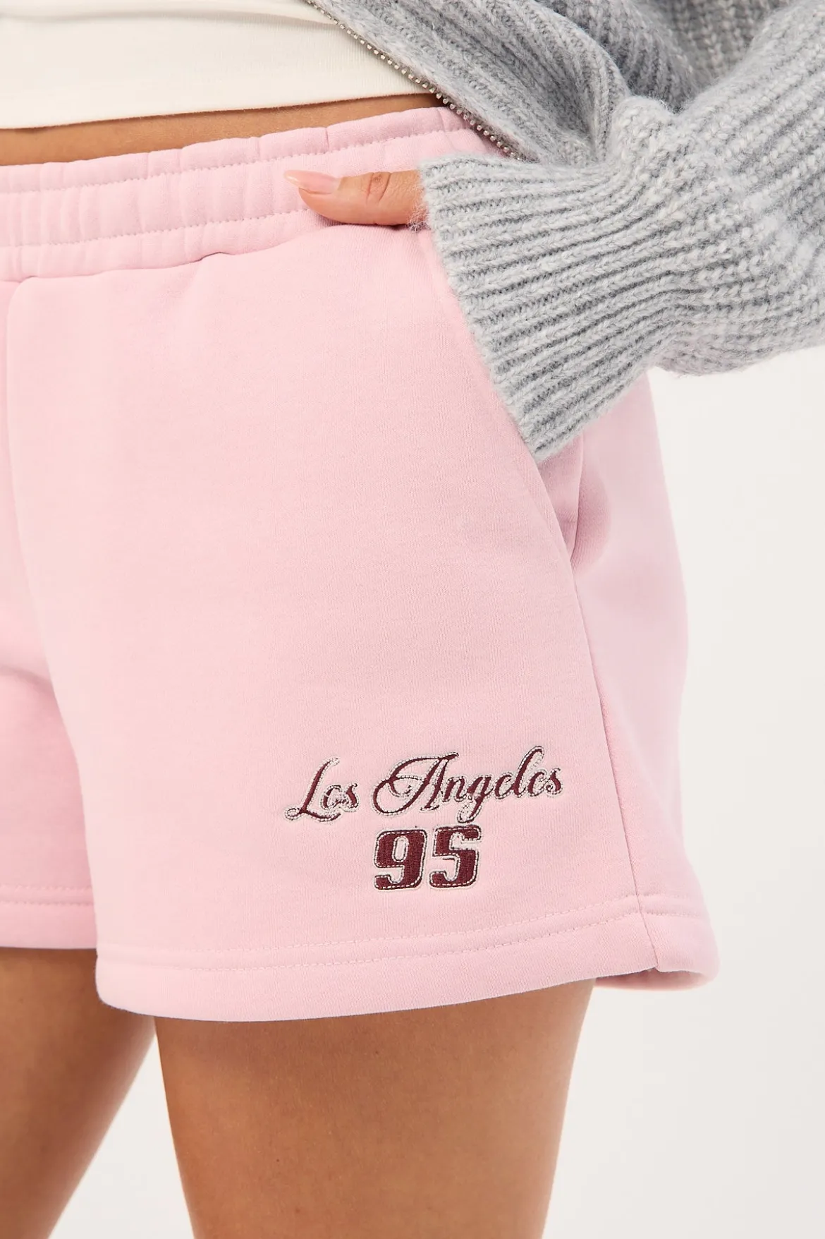 Los Angeles 95 Track Short Pink