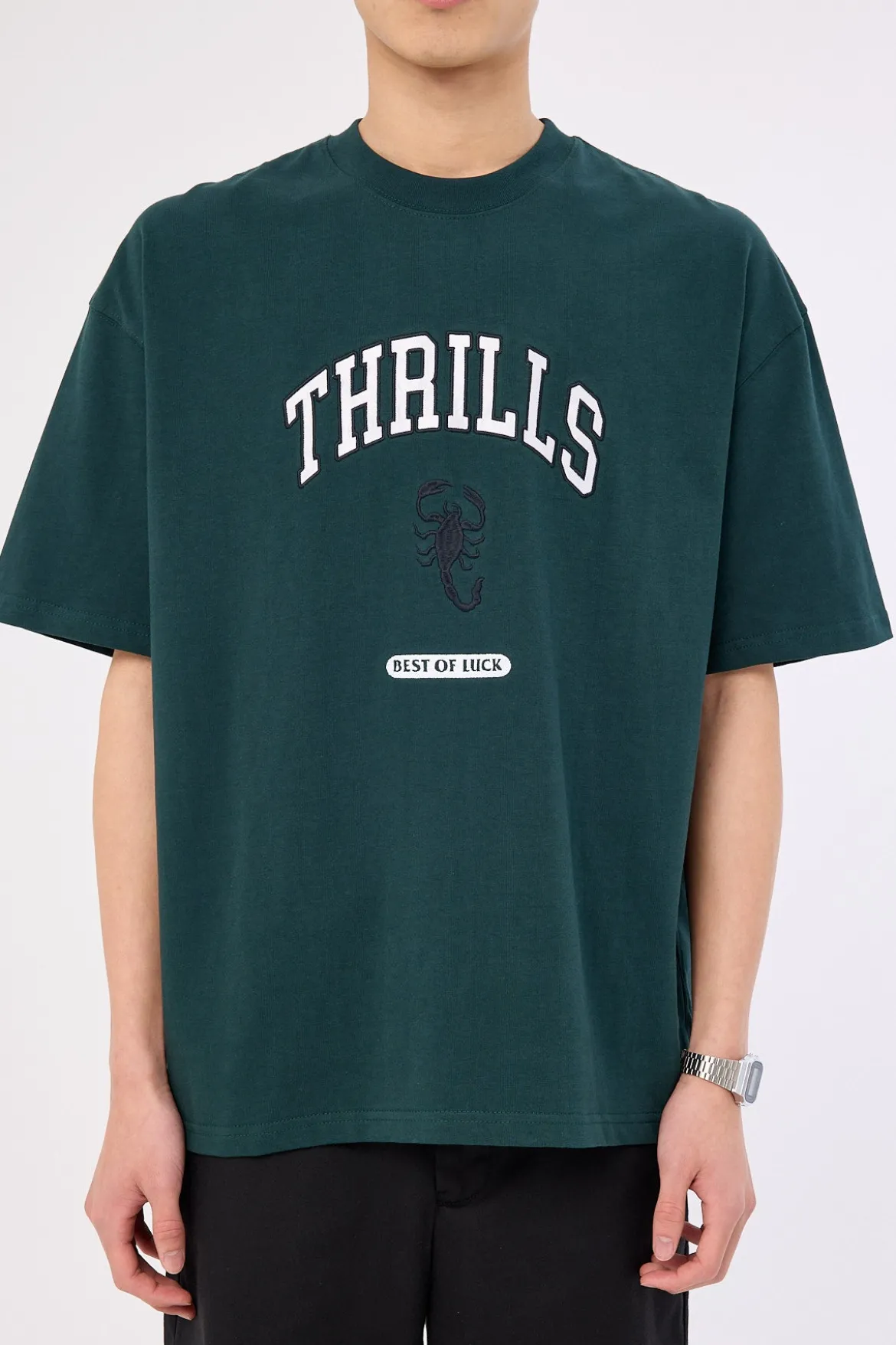 Los Stingers Box Fit Oversize Tee Vista Green