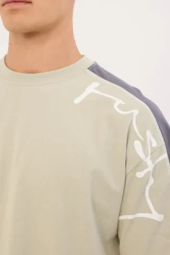 Lost It Cropped Tee Stone