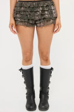 Lottie Camo Mini Shorts Camo