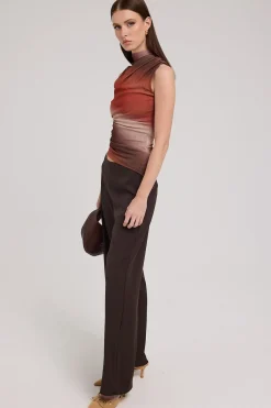 Louise Low Rise Pant Brown