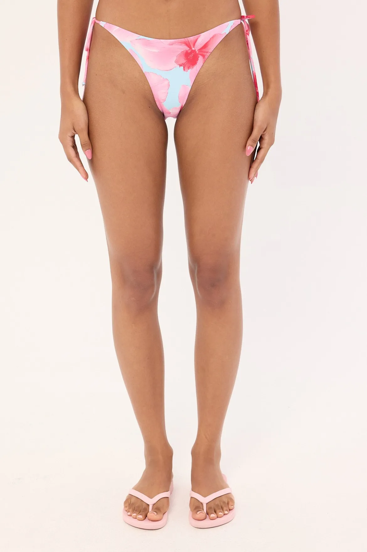 Loula Bloom Bikini Bottom Blue Print