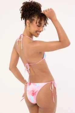 Loula Bloom Bikini Top Blue Print