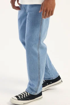 Lounger Baggy Jean Electric Fade Blue