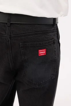 Lounger Jean Worship Washed Black
