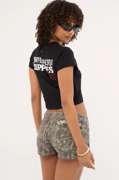 Love Birds Teeny Tee Black