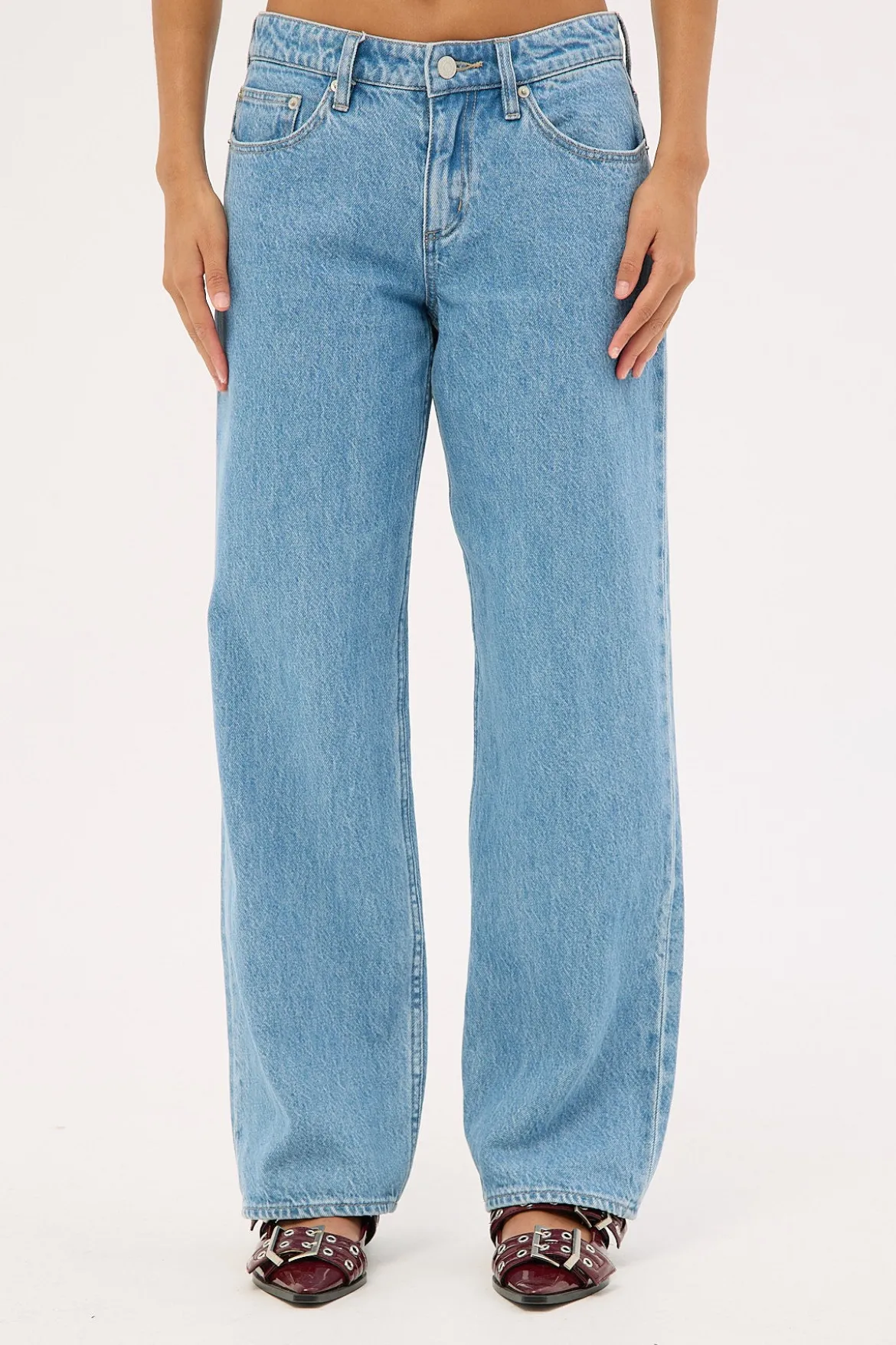 Low Baggy Petite Jean Blue Monday