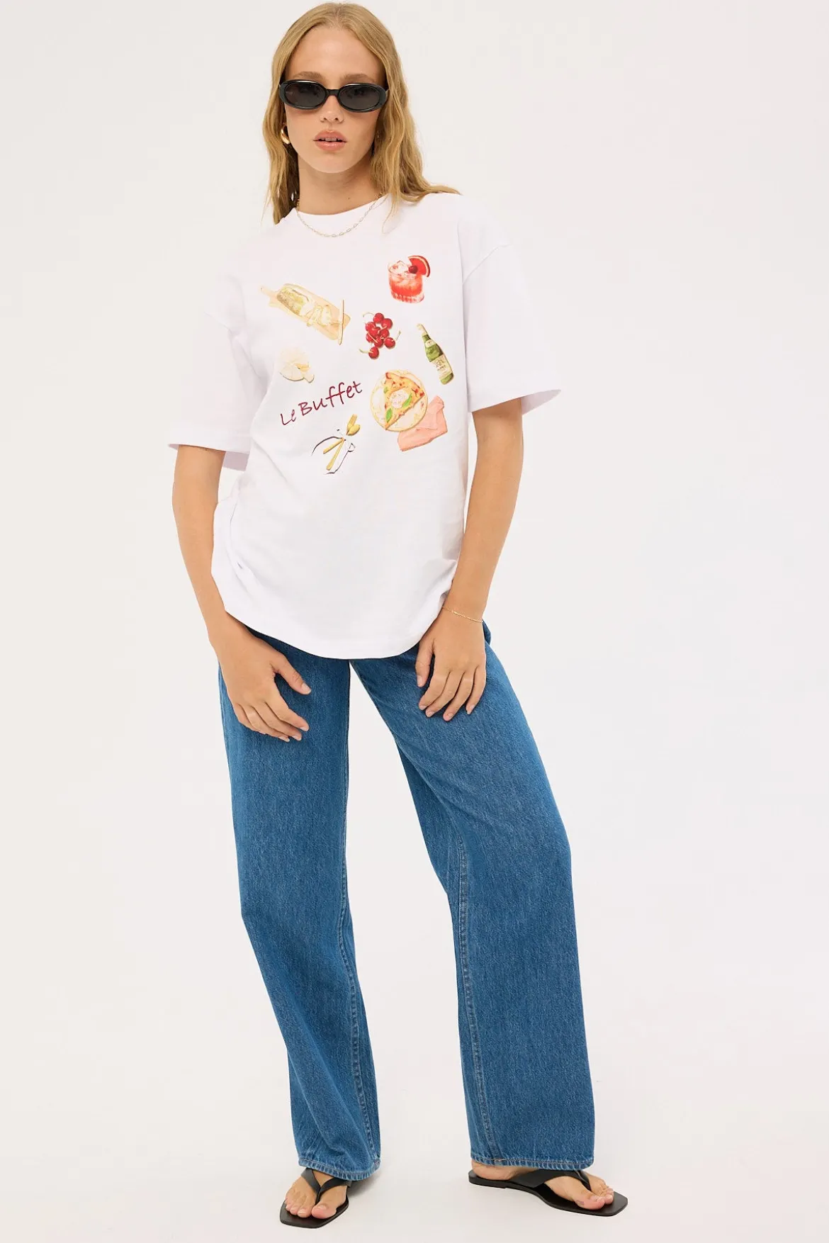 Low Bella Baggy Jean Lush Blues