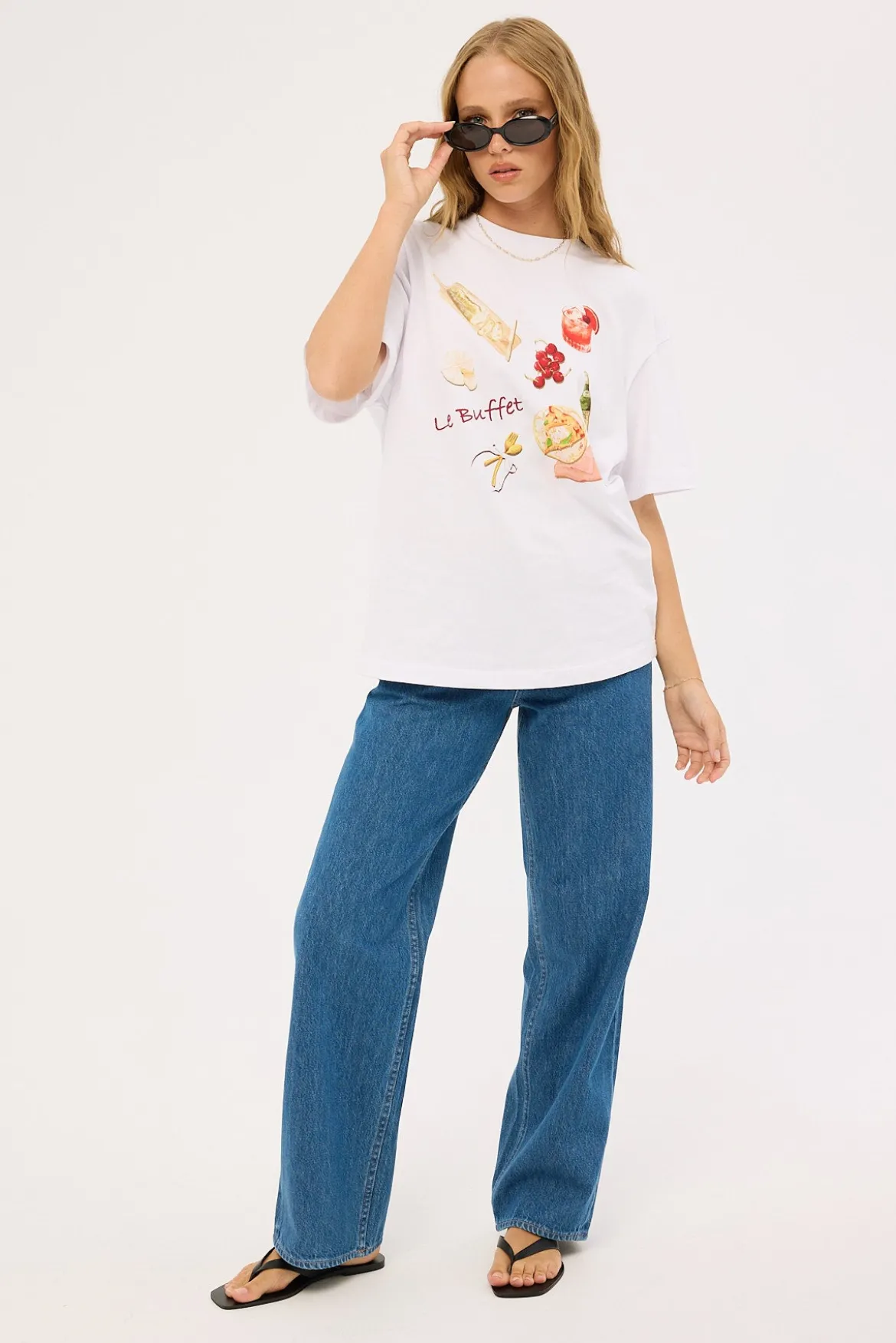Low Bella Baggy Jean Lush Blues