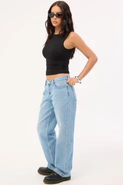 Low Bella Baggy Jean Ocean Blue