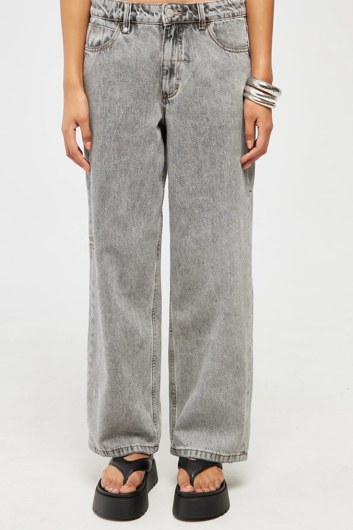 Low Billie Baggy Jean Washed Grey