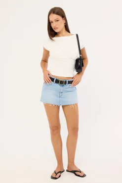 Low Relaxed Mini Skirt Side Street Fade