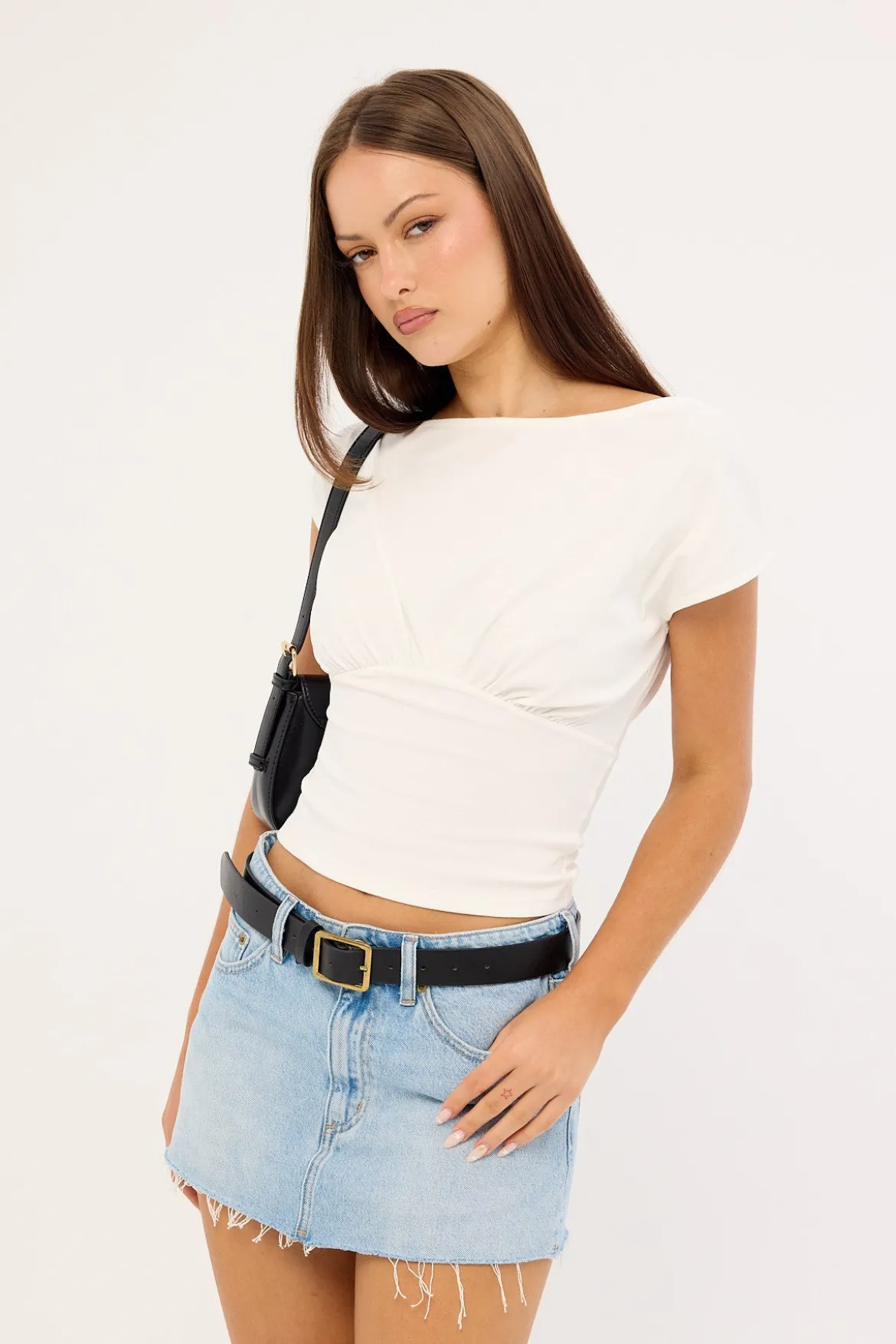 Low Relaxed Mini Skirt Side Street Fade