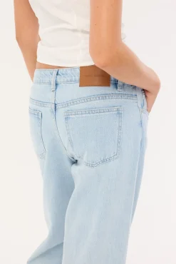 Low Rise Baggy Jean Light Blue Denim