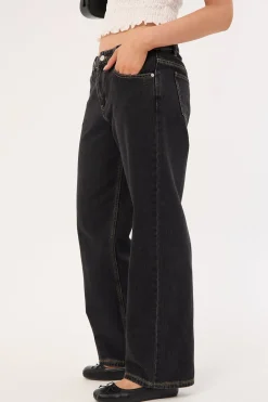 Low Rise Baggy Jean Washed Grey