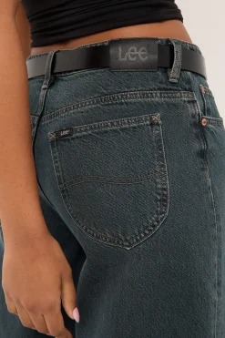 Low Slouch Denim Jort Smoked Tea