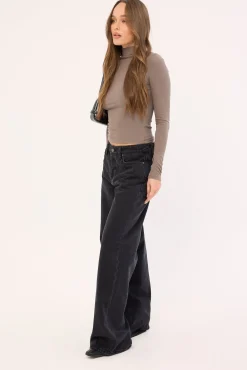 Low Slouch Jean Black Super Used