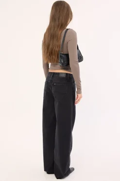 Low Slouch Jean Black Super Used