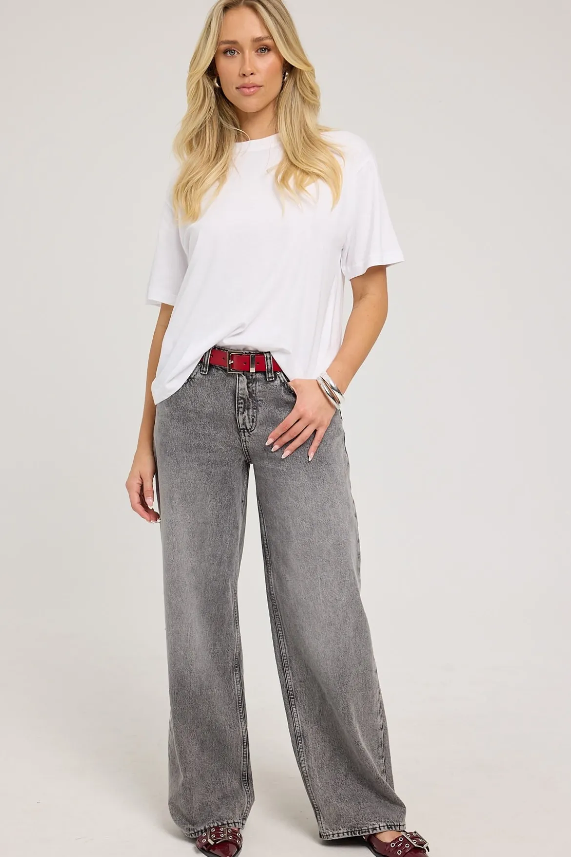 Low Slouch Jean Charcoal Mist