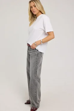 Low Slouch Jean Charcoal Mist