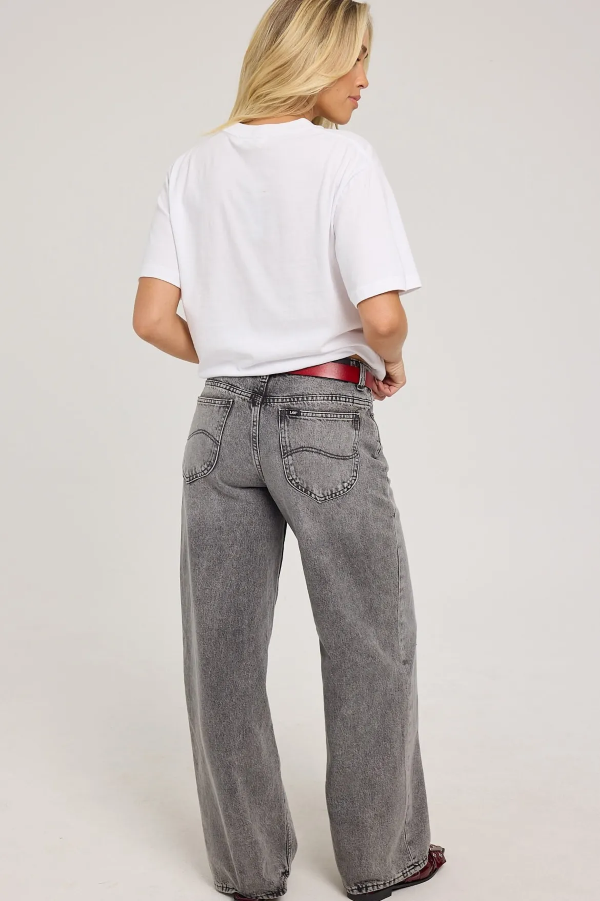 Low Slouch Jean Charcoal Mist