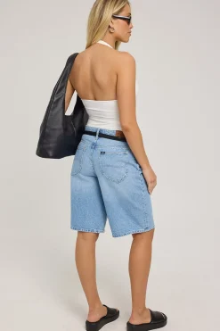 Low Slouch Jort Crystal Blue