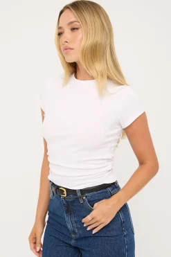 L&t Basic Cotton Baby Tee White