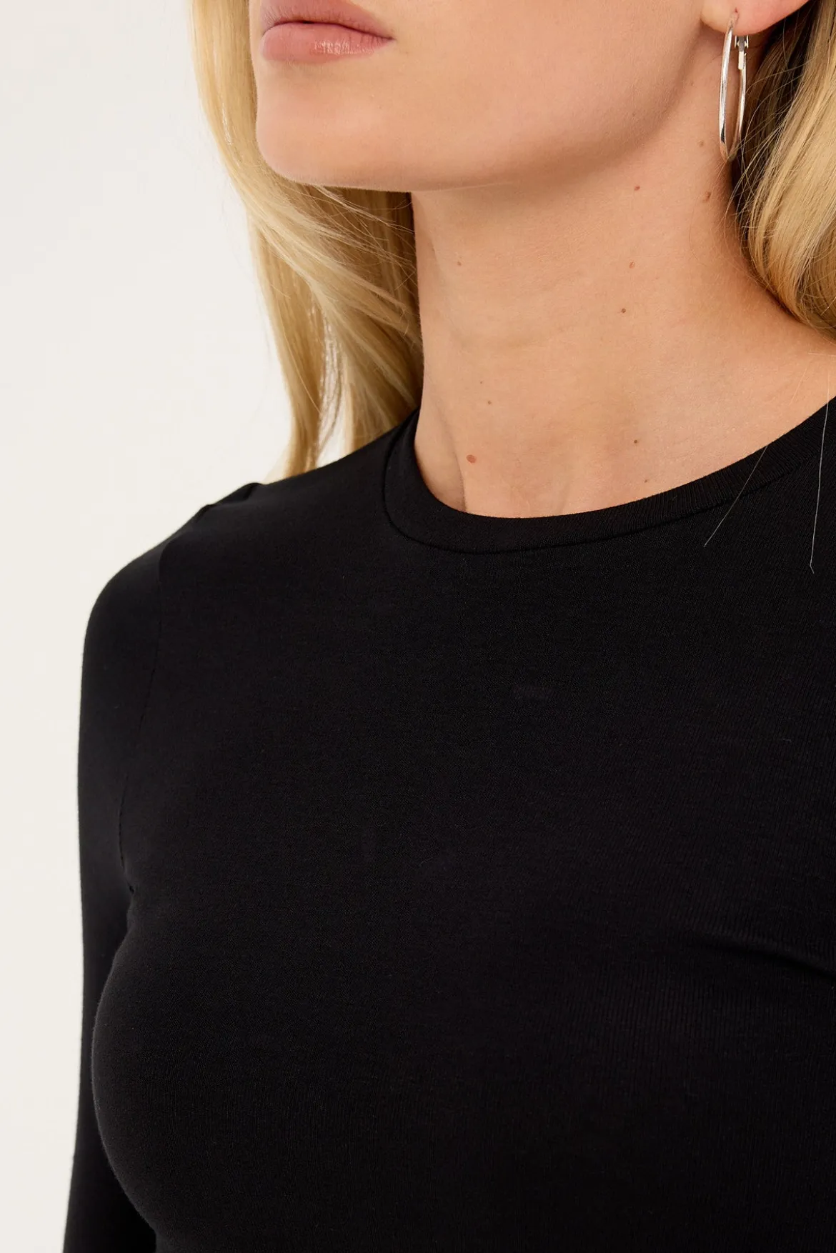 L&t Lucy Long Sleeve T-shirt Black