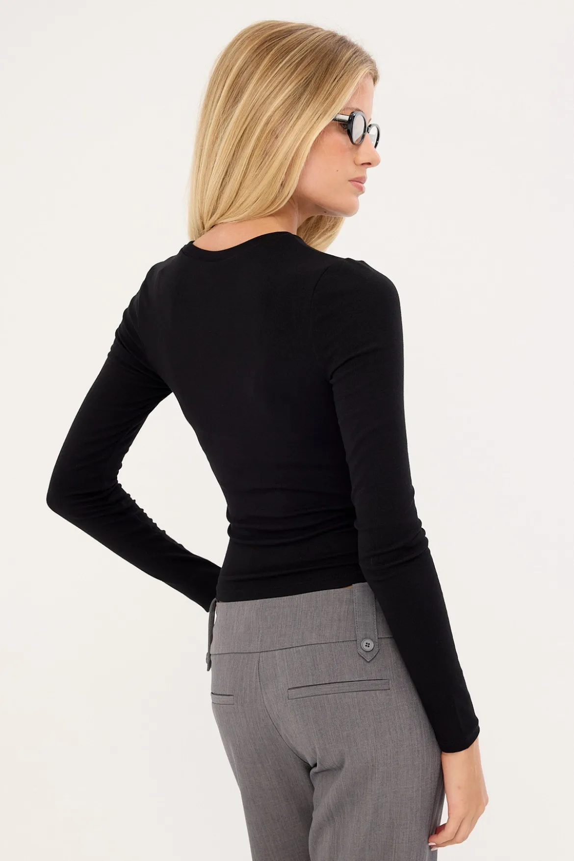 L&t Lucy Long Sleeve T-shirt Black