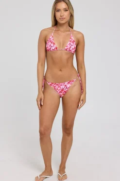 L&t Peony Dreams Tie Bikini Bottom Floral Print