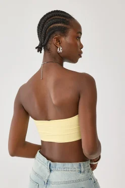 L&t Strapless Bralette Lemon