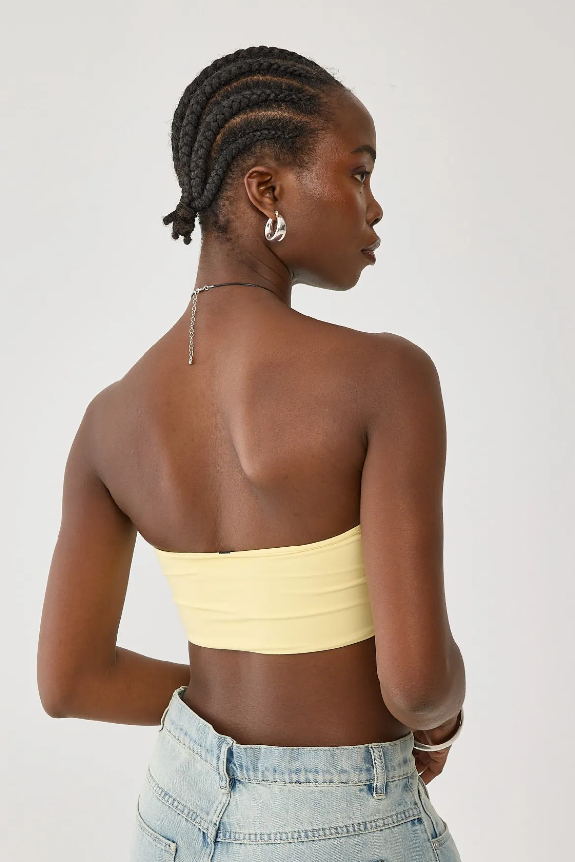 L&t Strapless Bralette Lemon