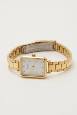 LTPV009G-7E Ladies Analogue Watch Gold Gold