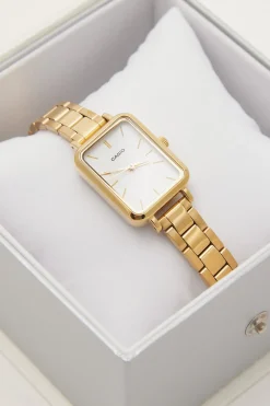 LTPV009G-7E Ladies Analogue Watch Gold Gold