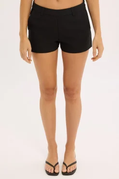 Luca Low Rise Shorts Black
