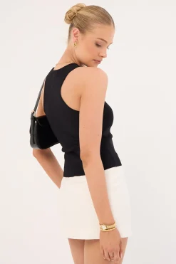 Luca Mini Skirt White